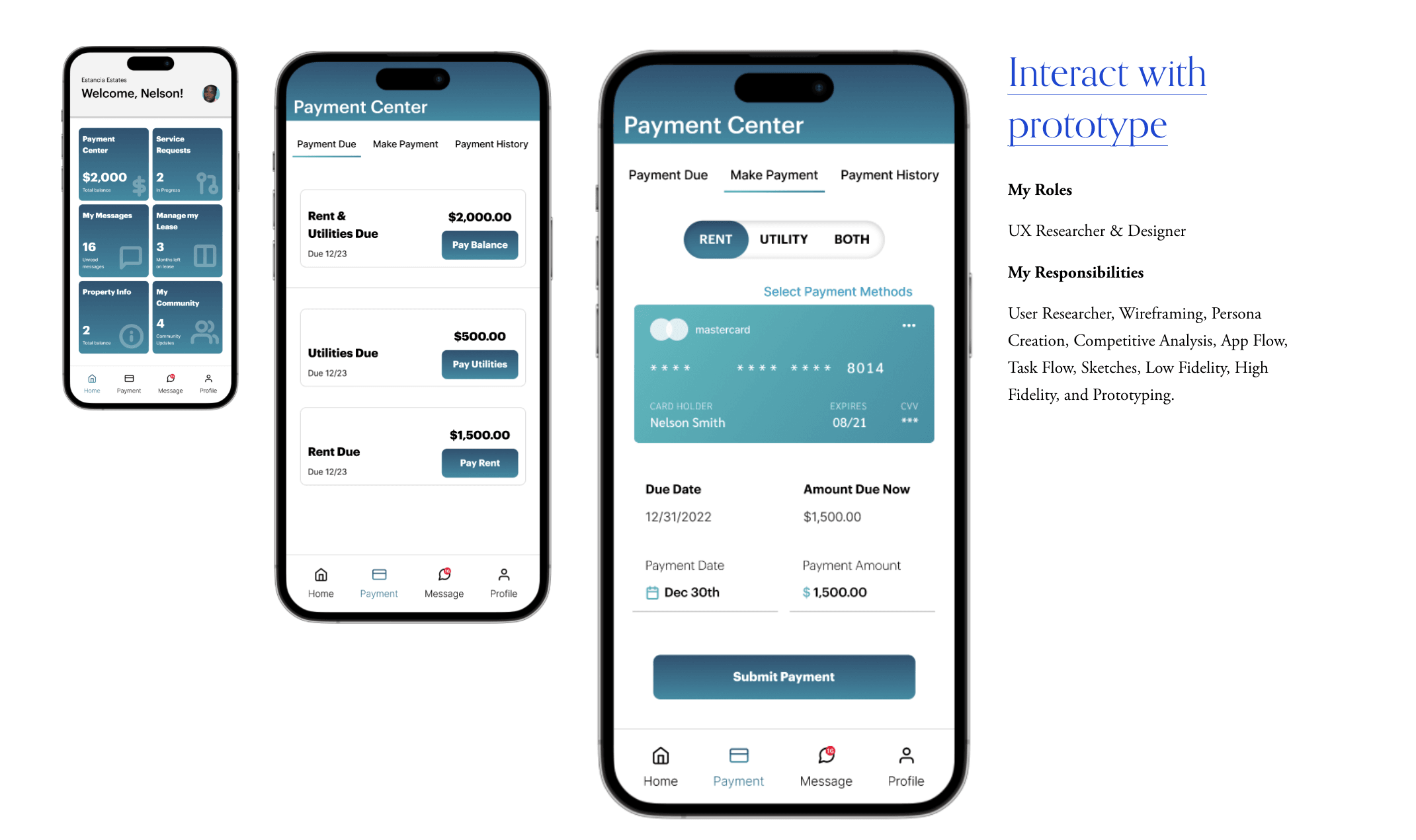 John Adeniran UX UI portfolio website designed by FemStudio