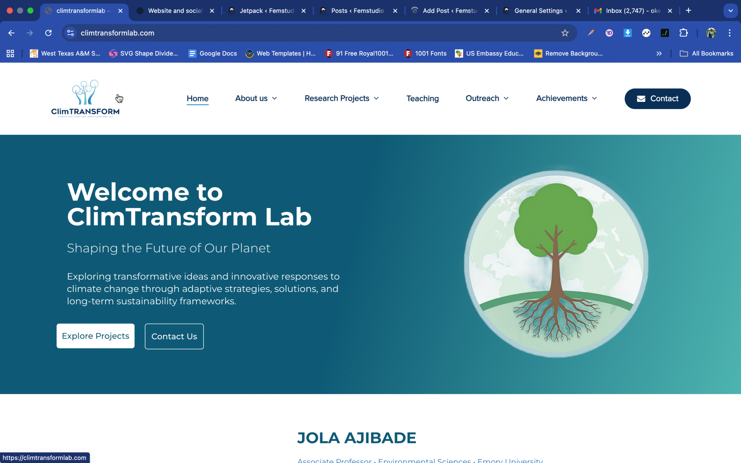 Project Update: Climtransformlab
